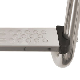 vidaXL Pool-Leiter 3 Stufen 120 cm Edelstahl 304