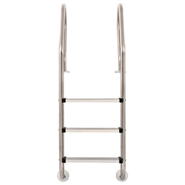 vidaXL Pool-Leiter 3 Stufen 120 cm Edelstahl 304