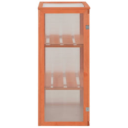 vidaXL Gewächshaus-Schrank Holz 75x47x109 cm
