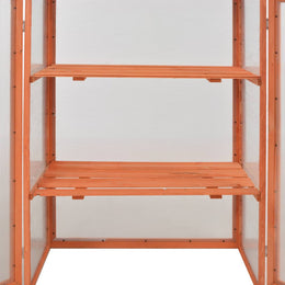 vidaXL Gewächshaus-Schrank Holz 75x47x109 cm