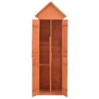 Garten-Geräteschuppen 71x60x213 cm Holz