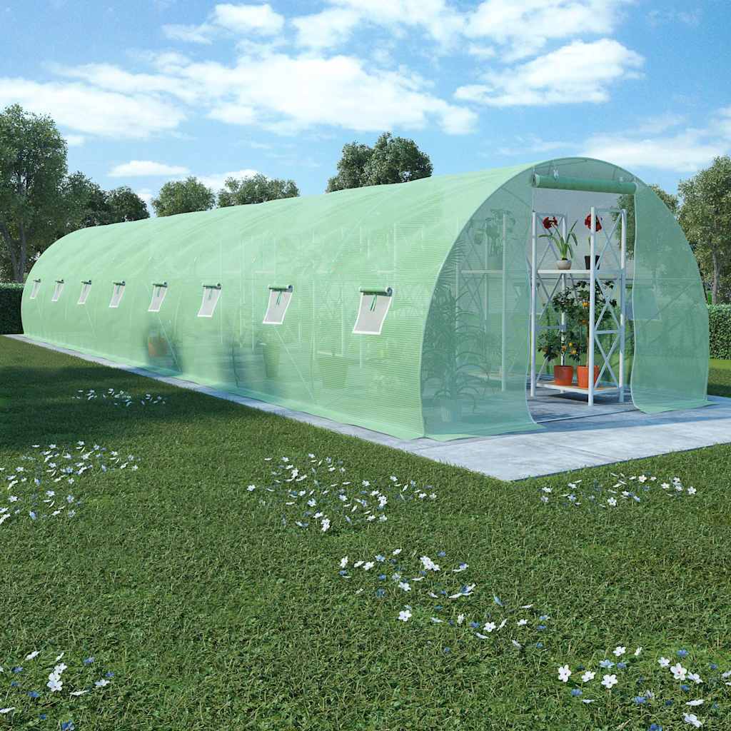 vidaXL Gewächshaus 36m² 1200x300x200 cm