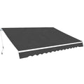 Gelenkarmmarkise 350 cm Anthrazit