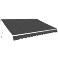 Gelenkarmmarkise 450 cm Anthrazit