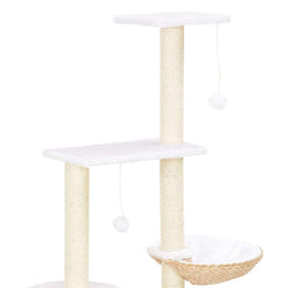 vidaXL Katzen-Kratzbaum Sisal Seegras