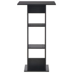 Bartisch Schwarz 60x60x110 cm
