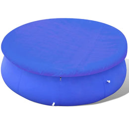 vidaXL Poolabdeckung PE Rundform 450 - 457 cm 90 g/m²