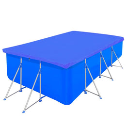 vidaXL Poolabdeckung PE Rechteckig 90 g/qm 400x207 cm