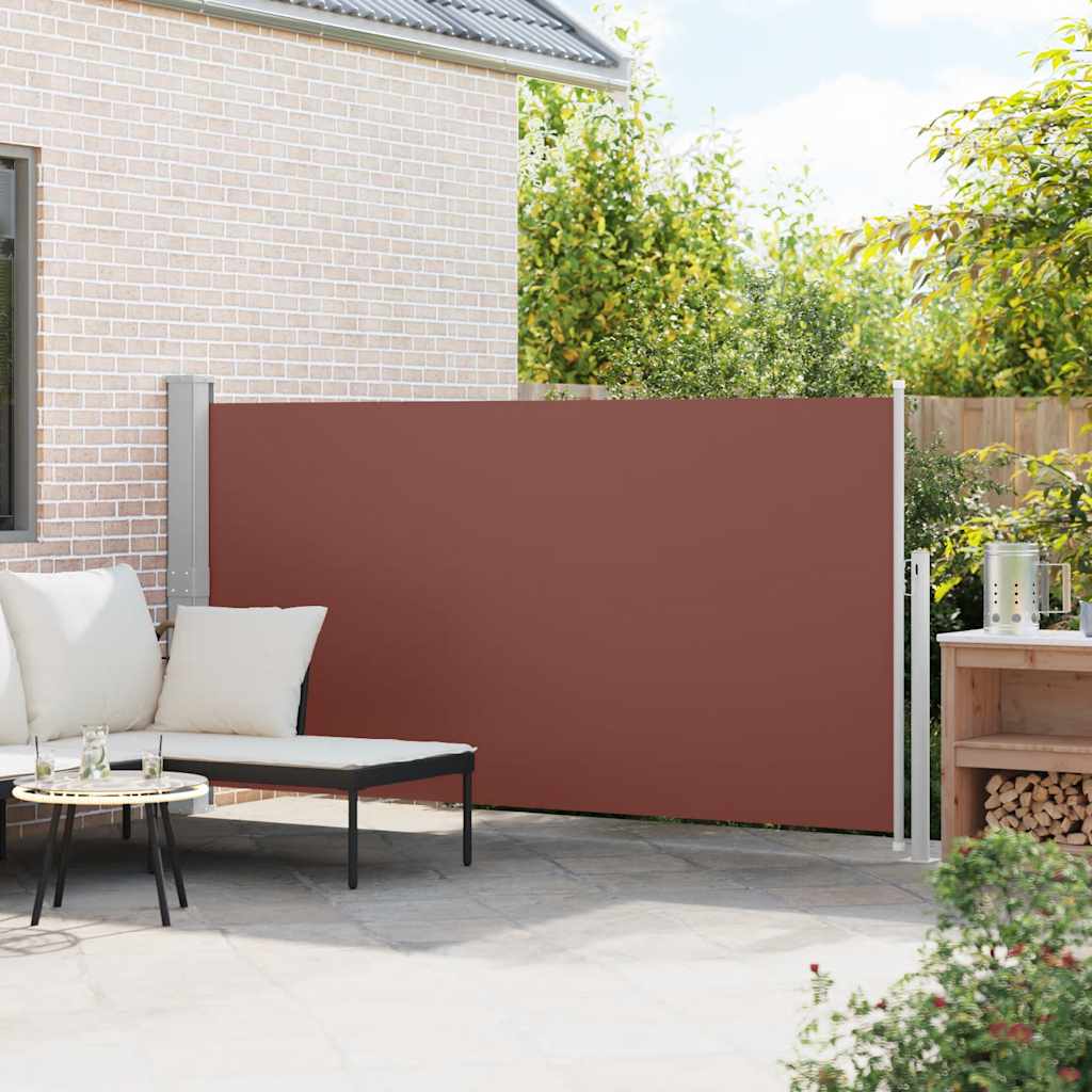 Ausziehbare Seitenmarkise 160x300 cm Braun