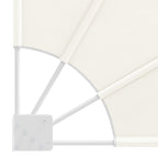 Faltbarer Balkonfächer Creme 140×140 cm