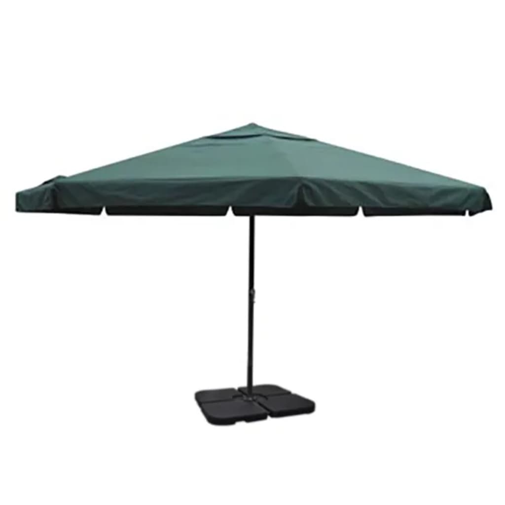 Sonnenschirm Aluminium Tragbarer Sonnenschirmständer Grün