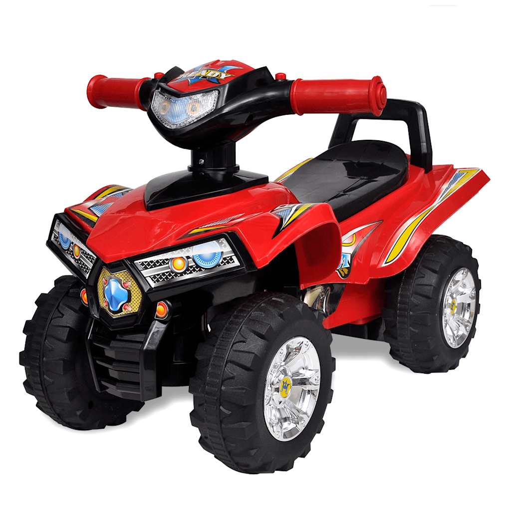 Rotes Aufsitz-Quad für Kinder mit Sound und Licht