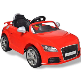 vidaXL Aufsitzauto für Kinder Audi TT RS mit Fernsteuerung Rot