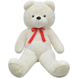 vidaXL Weicher XXL-Plüsch-Teddybär Weiß 85 cm