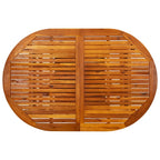 Gartentisch (150-200)x100x75 cm Massivholz Akazie
