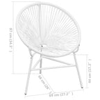 Garten-Stuhl LUNA Poly Rattan