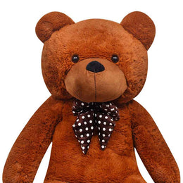 vidaXL Teddybär Kuscheltier Plüsch Braun 242 cm