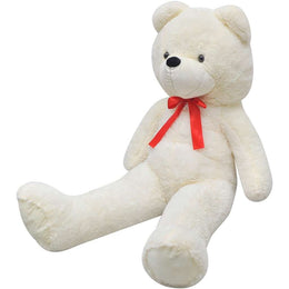 vidaXL Teddybär Kuscheltier Plüsch Weiß 242 cm