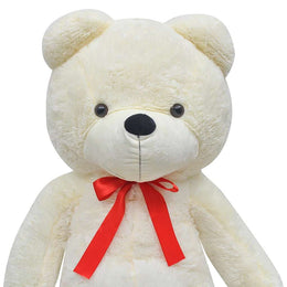 vidaXL Teddybär Kuscheltier Plüsch Weiß 242 cm