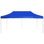 Profi-Partyzelt Faltbar Aluminium 6x3 m Blau