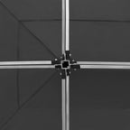 Profi-Partyzelt Faltbar Aluminium 6x3 m Anthrazit