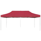 Profi-Partyzelt Faltbar Aluminium 6×3 m Weinrot