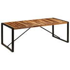 Esstisch 220x100x75 cm Massivholz Akazie
