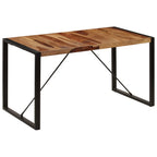 Esstisch 140 x 70 x 75 cm Massivholz Akazie