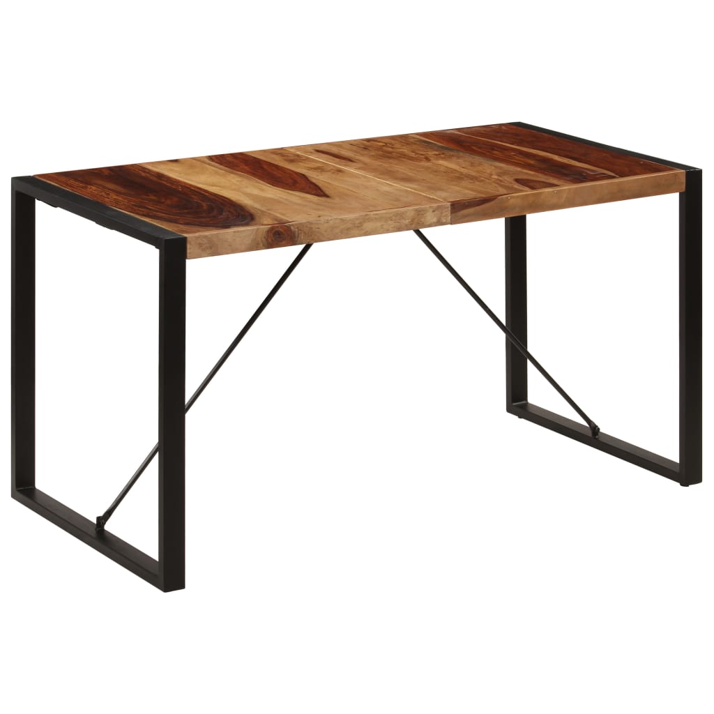 Esstisch 140 x 70 x 75 cm Massivholz Akazie