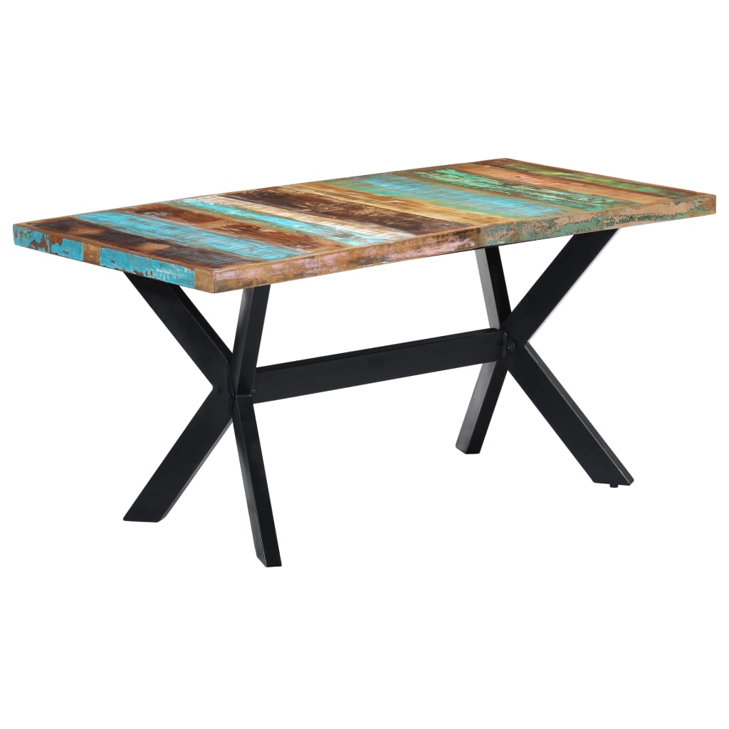 Esstisch 160x80x75 cm Altholz Massiv