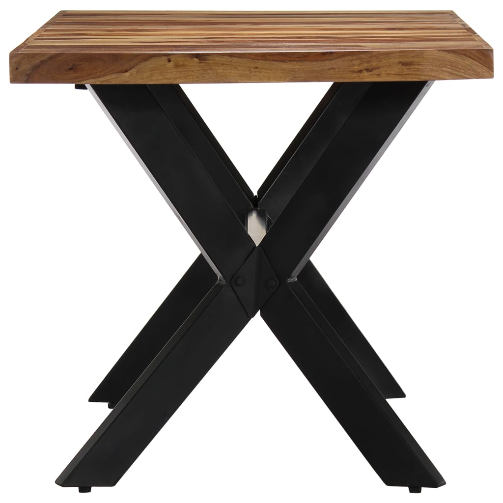 Esstisch 140x70x75 cm Massivholz Akazie