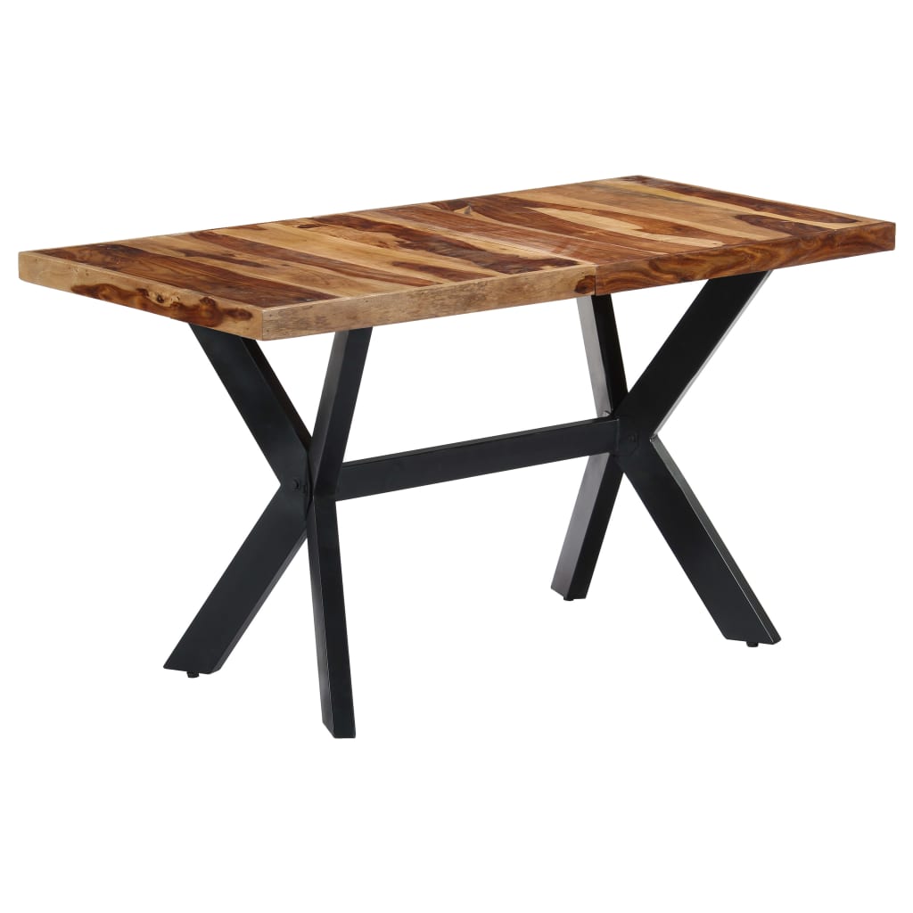 Esstisch 140x70x75 cm Massivholz Akazie