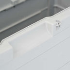 Garten-Aufbewahrungsbox 280 L Hellgrau