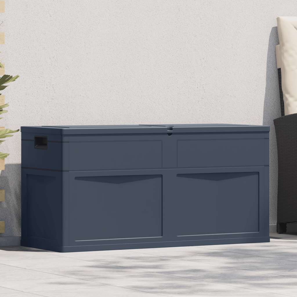 Garten-Aufbewahrungsbox 320 L Schwarz
