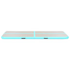 Aufblasbare Gymnastikmatte mit Pumpe 300x100x10 cm PVC Grün