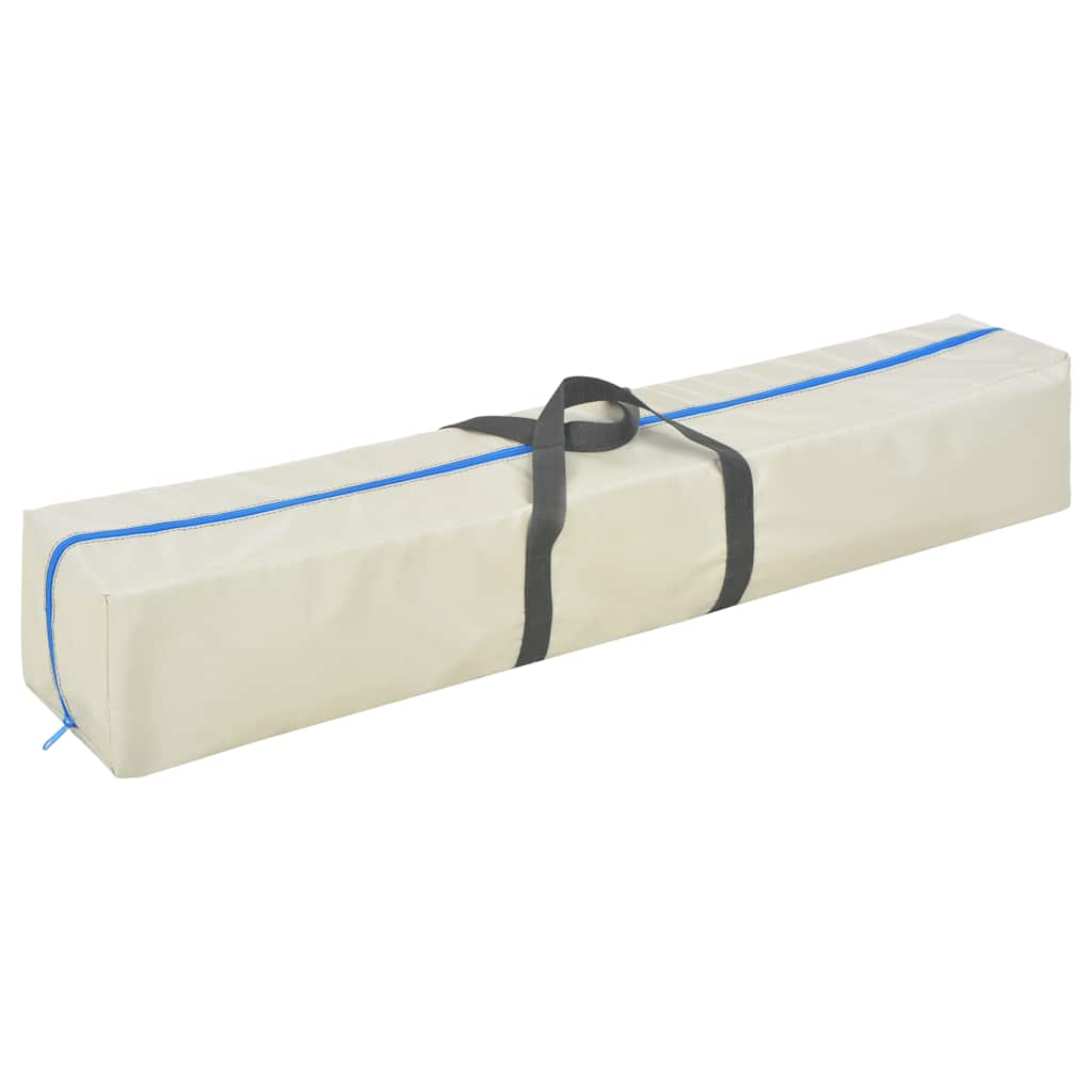 Aufblasbare Gymnastikmatte mit Pumpe 300x100x10 cm PVC Grün