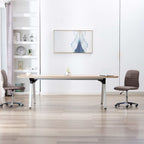 Esszimmerstühle 2 Stk. Taupe Stoff