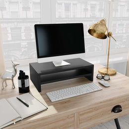 Monitorerhöhung 42 × 24 × 13 cm aus Holzwerkstoff - Schwarz