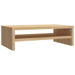 Monitorerhöhung 42 × 24 × 13 cm aus Holzwerkstoff - Sonoma-Eiche
