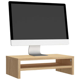 Monitorerhöhung 42 × 24 × 13 cm aus Holzwerkstoff - Sonoma-Eiche