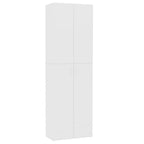 TV-Schrank Weiß 60x32x190 cm Holzwerkstoff