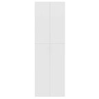 TV-Schrank Weiß 60x32x190 cm Holzwerkstoff