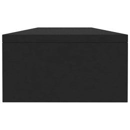 Monitorerhöhung 100 × 24 × 13 cm aus Holzwerkstoff - Schwarz
