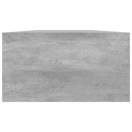 Monitorerhöhung 100 × 24 × 13 cm aus Holzwerkstoff - Betongrau
