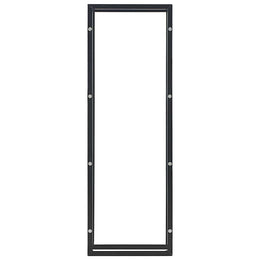 vidaXL Brennholzregal Schwarz 50 x 20 x 150 cm Stahl