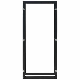 vidaXL Brennholzregal Schwarz 44 x 20 x 100 cm Stahl