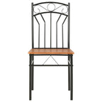 Esszimmerstühle 6 Stk. Braun MDF