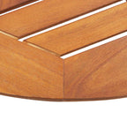 Gartentisch Klappbar 60x75 cm Massivholz Akazie