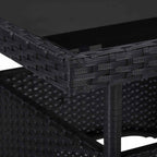Möbelset 5 pcs Schwarz