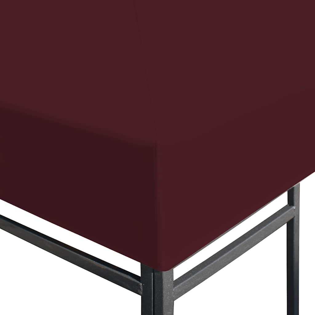 Pavillondach 310 g / m² 3x4 m Weinrot